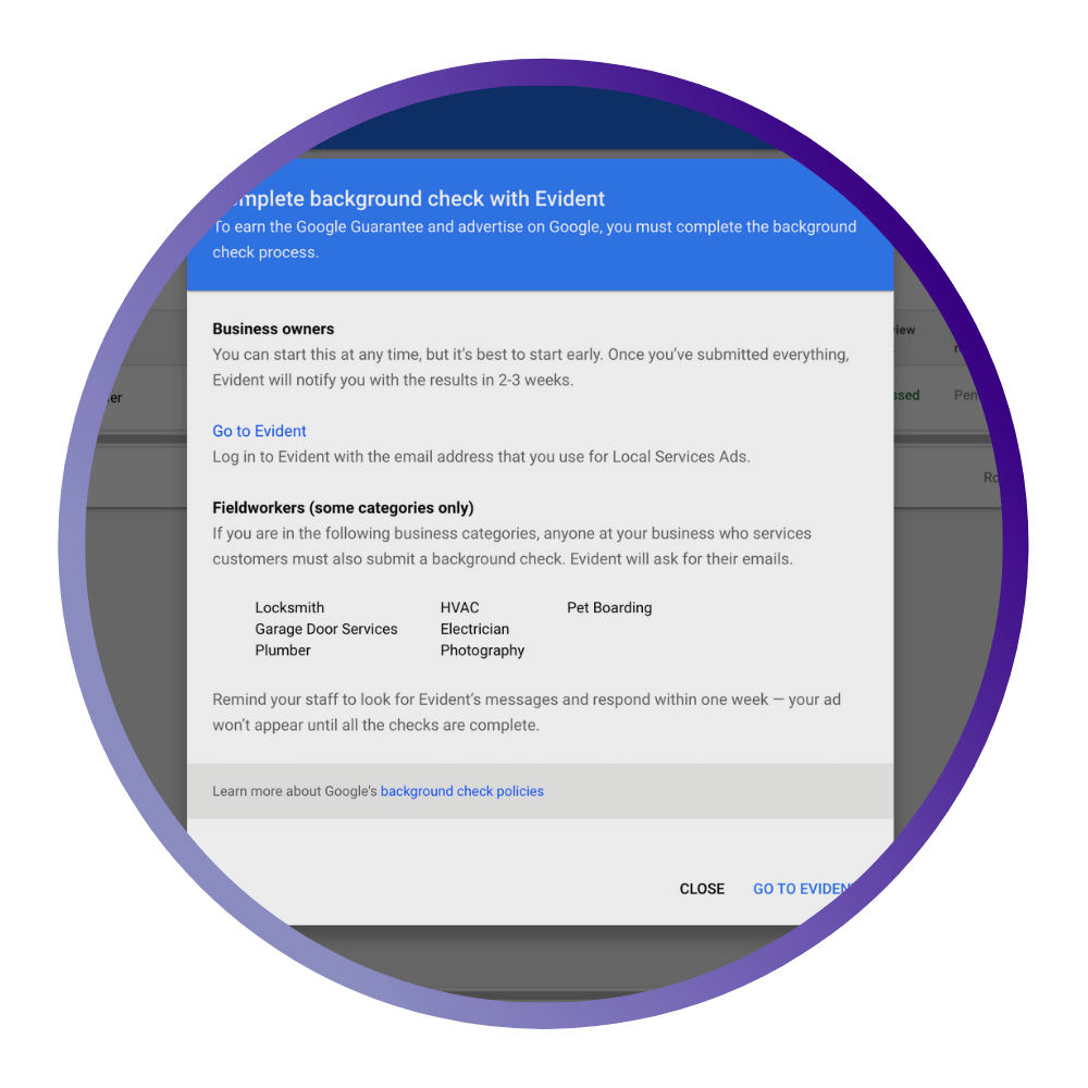 4 Commision Based Leads based on business owners on a blue circular frame on a transparent background